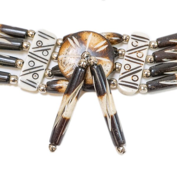 16-5452.SLC.1.jpg Bone Choker - Multicolor W/Drop Image