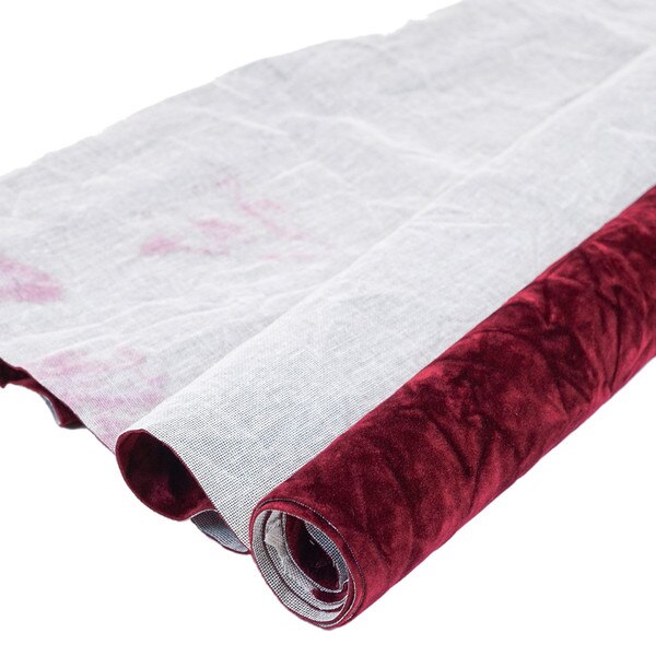 162-5407.SLC.3.jpg Velveteen Cloth - Burgundy - 1/2 Yard Image