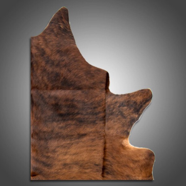179-2502.SLC.2.jpg Dark Brindle Cowhide Rug ¼ Image
