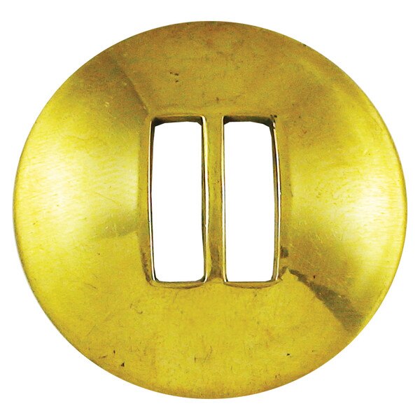 186-135004.SLC.jpg 1 ¼" Plain Slot Concho - Solid Brass Image