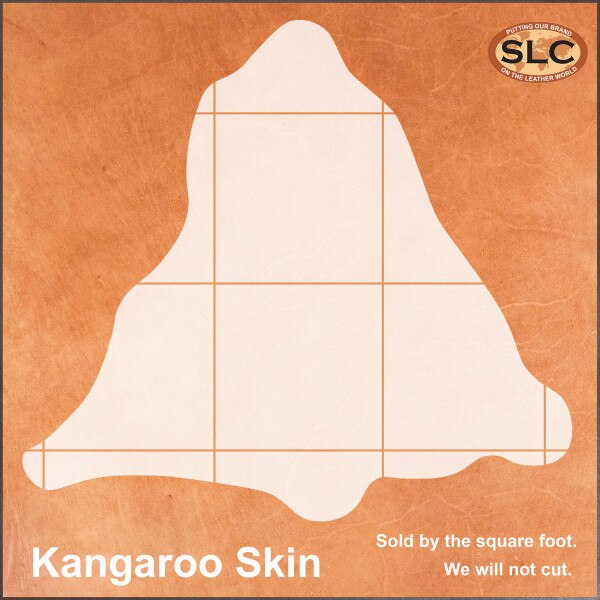 189-707.SLC.4.jpg Glazed Kangaroo Skin - Ochre Image