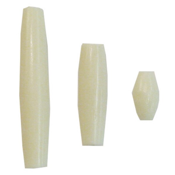 205-203.SLC.jpg 1 ½" Hair Pipe Beads - White 100pk Image