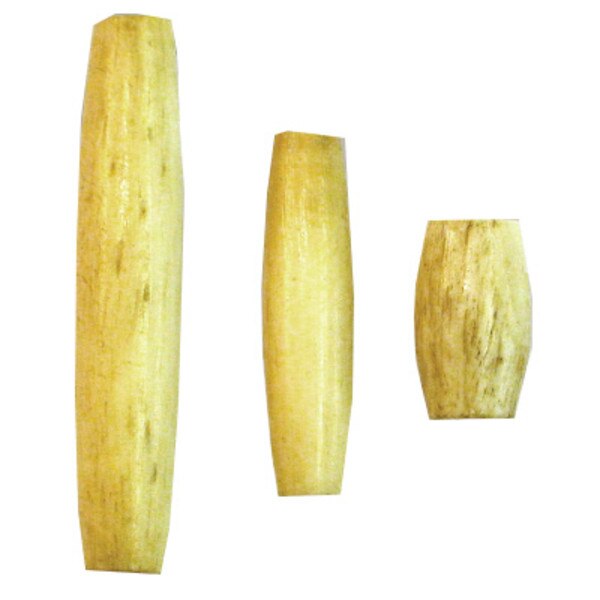 205-206.SLC.jpg 1 ½" Hair Pipe Beads - Antique White 100pk Image