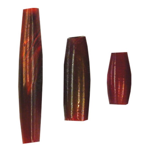 205-211.SLC.jpg 1" Hair Pipe Beads - Red 100pk Image