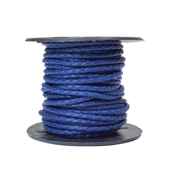 221-3006.SLC.02.jpg Cotton Bolo Cord in Blue Image