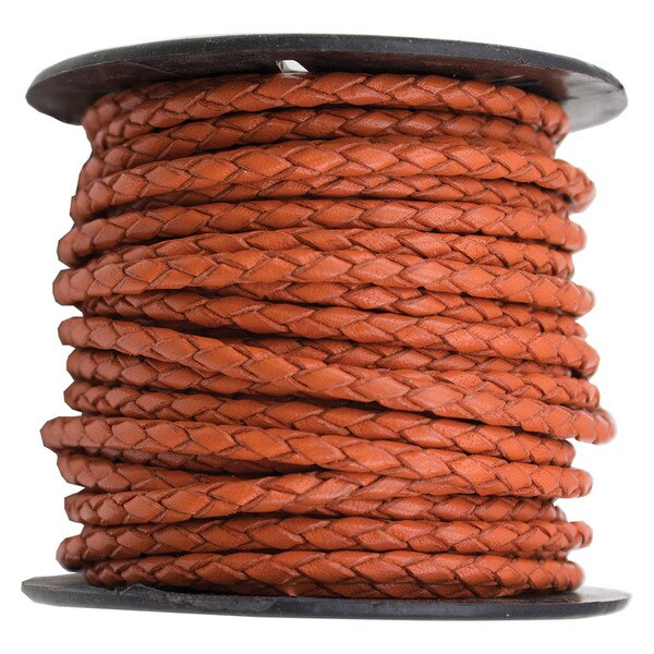221-616.SLC.jpg 3mm Bolo Cord - Orange Yd Image