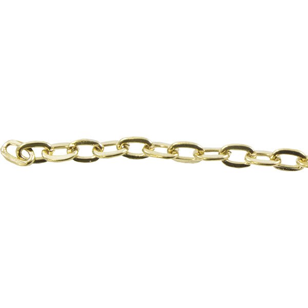 222-400.SLC1.jpg 30" Hammered Oval Gold Chain Image