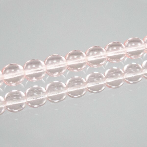 222-4142.SLC.jpg 8mm Rose Round Glass Bead Strand Image