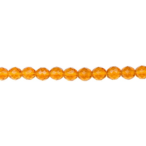 222-4172.SLC.1.jpg 10mm Firepolish Strand - Topaz Image