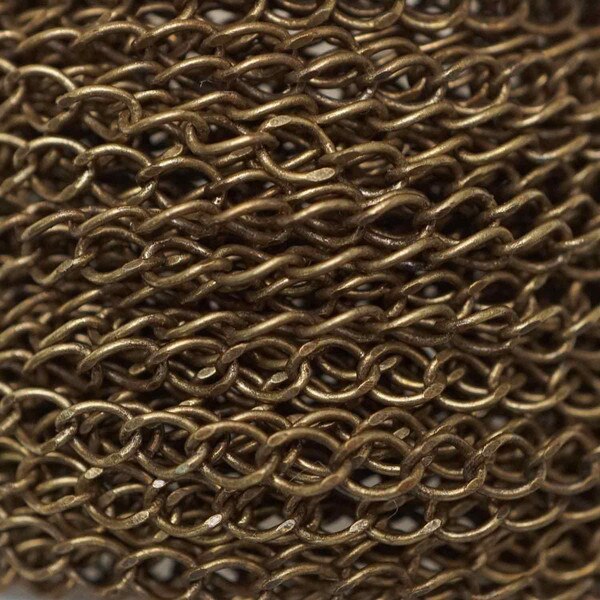 222-440.SLC.02.jpg 4mm Curb Chain - Antique Brass Ft Image