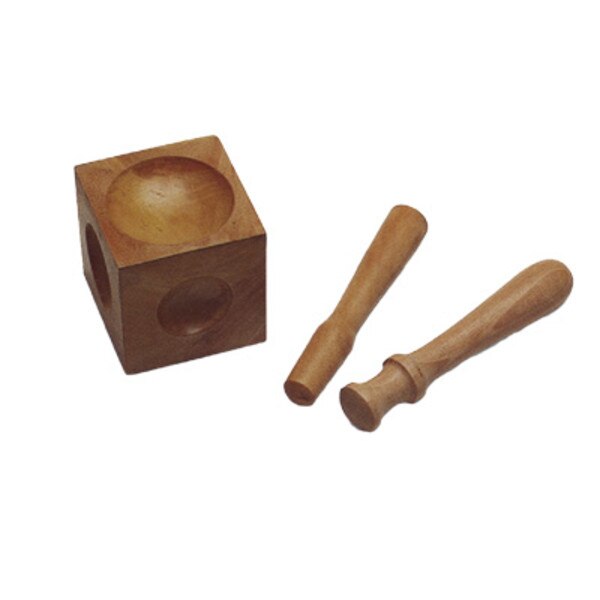 227-12800.SLC.jpg Wood Dapping block w/2 punches Image