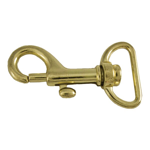 261-99901.SLC.jpg 1" Swivel Spring Snap - Gold Plate Image