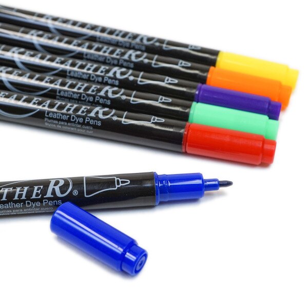 28-01.SLC.3.jpg Leather Dye Pen Pack - Basic Image