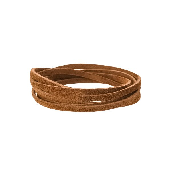28-9012.SLC.03.jpg Lace Suede Medium Brown 3/32" x 50ft Image