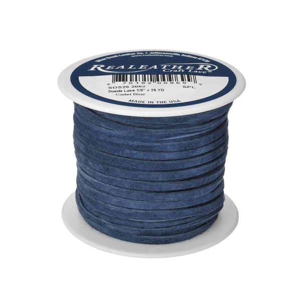 28-9033.SLC.01.jpg LaceSuedeCadetBlue1/8"x1ft Image