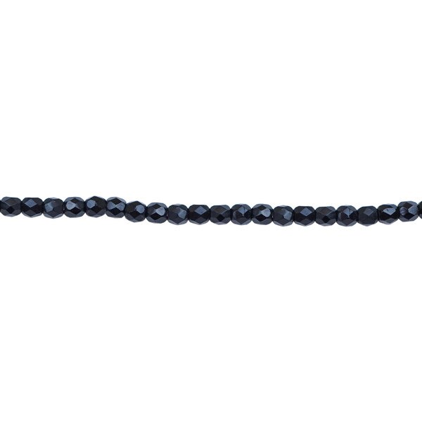 339-2.SLC.1.jpg 3mm Jet Bead Strand - Firepolished Image