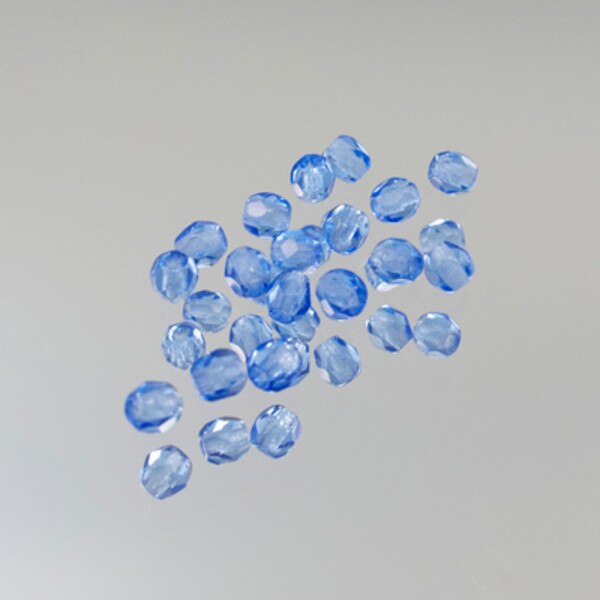 339-8.SLC.jpg 3mm Sapphire Bead Strand - Firepolished Image