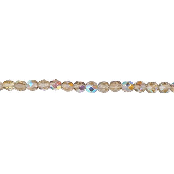 339-86.SLC.1.jpg 6mm Black Diamond AB Bead Strand - Firepolished Image