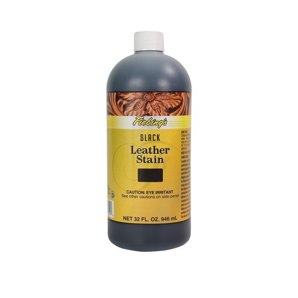 Fiebings Leather Stain - Black, 32 oz