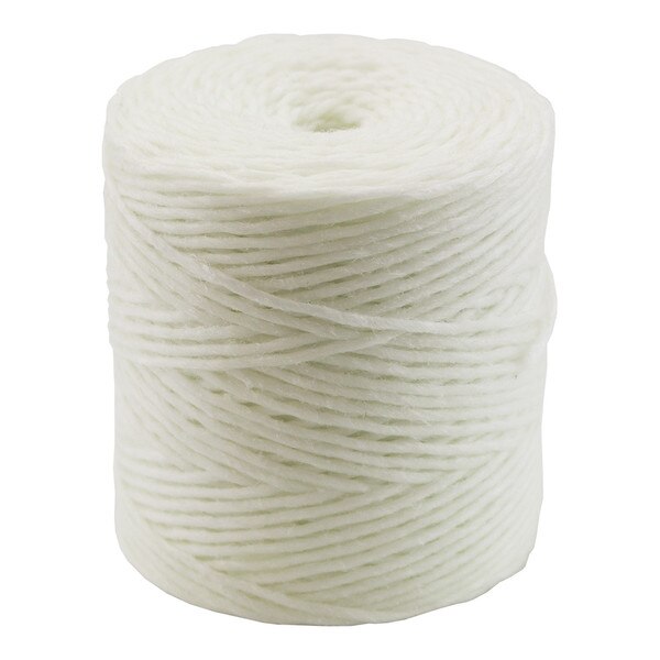 363-122003.SLC.jpg Nyltex Wax Thread - White 4oz Image