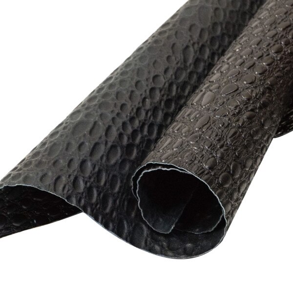 371-11161.SLC.1.jpg Black Jelly Bean Croco Print on Cow Image
