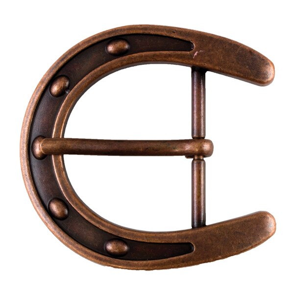 378-73902.SLC.jpg Horseshoe Buckle Antq Copper 1-1/2" Image