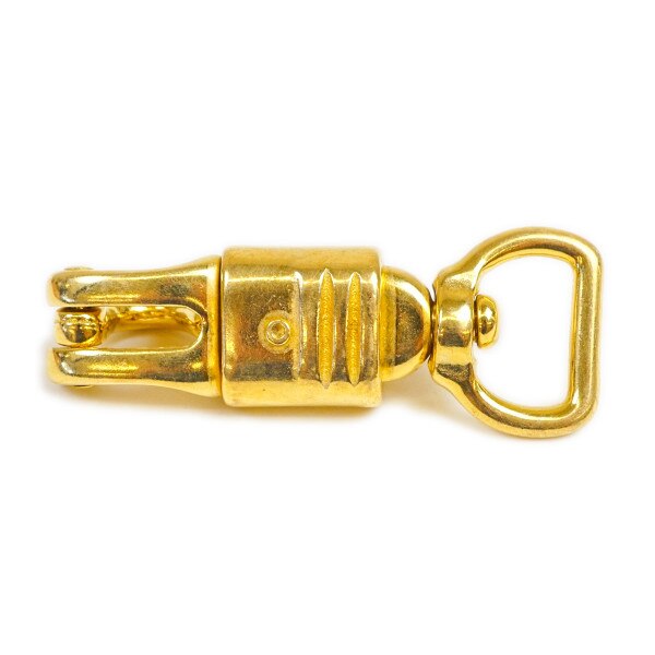 4-01286.SLC.4.jpg Panic Snap - Brass Plated Dee Ring 3/4" Image