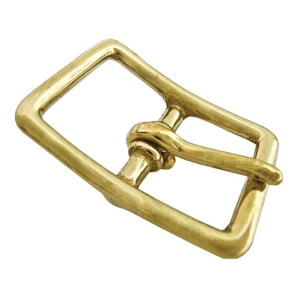 4-150400.SLC.jpg 1" Center Bar Buckle Old 121 - Solid Brass Image