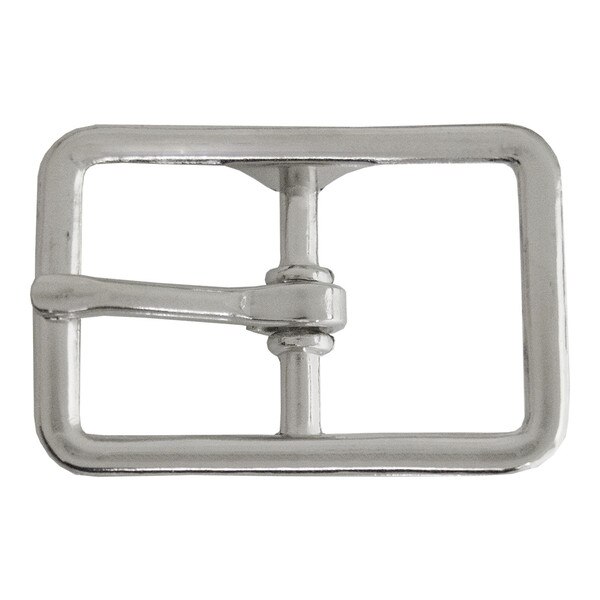 4-150900.SLC.jpg ¾" Center Bar Buckle Long - Nickel Plate Image