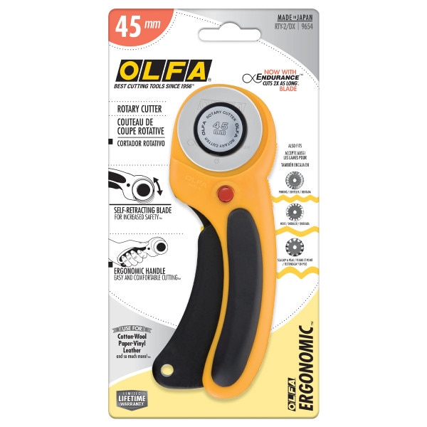 401-9654.SLC.03.jpg 45mm Olfa Deluxe Rotary Knife Image