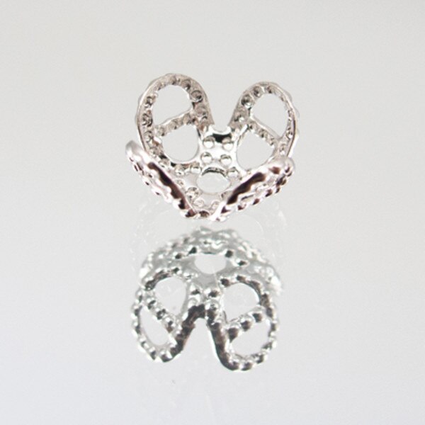 45-10702.SLC.jpg Small Filigree Beadcap - Small Plate 24pk Image