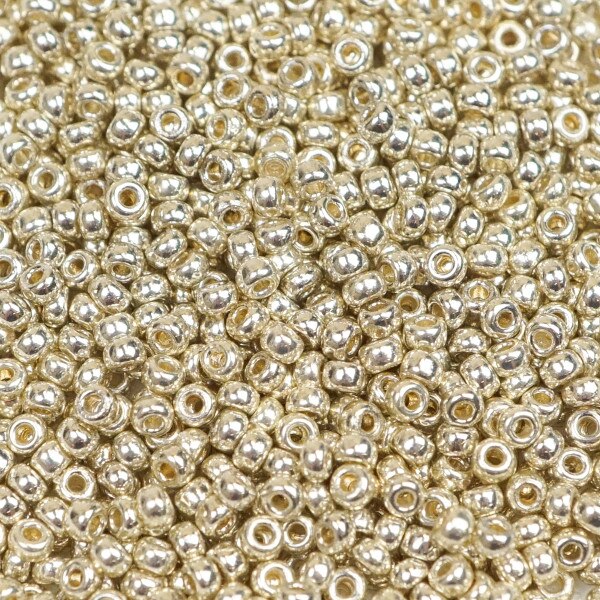 45-1194201.SLC.1.jpg Duracoat Galvanized Silver 11/0 Seed Bead 22g Image