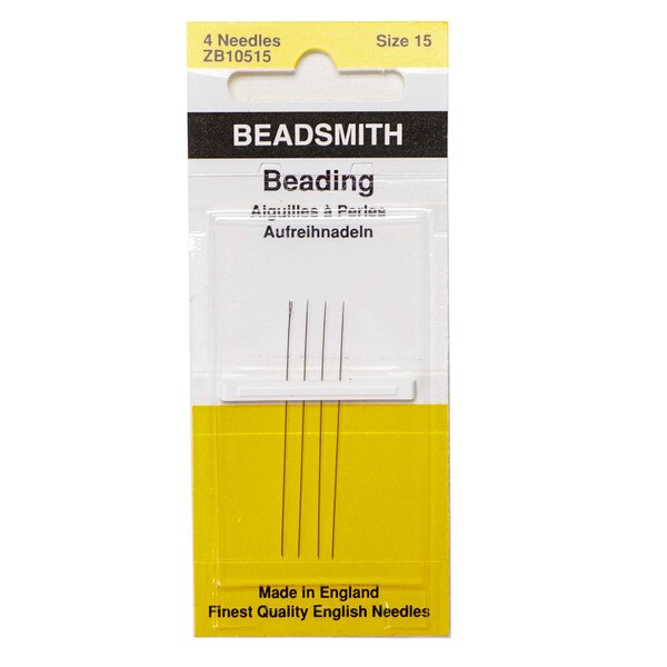 45-154.SLC.01.jpg Size 15 Beading Needle - 4pk Image