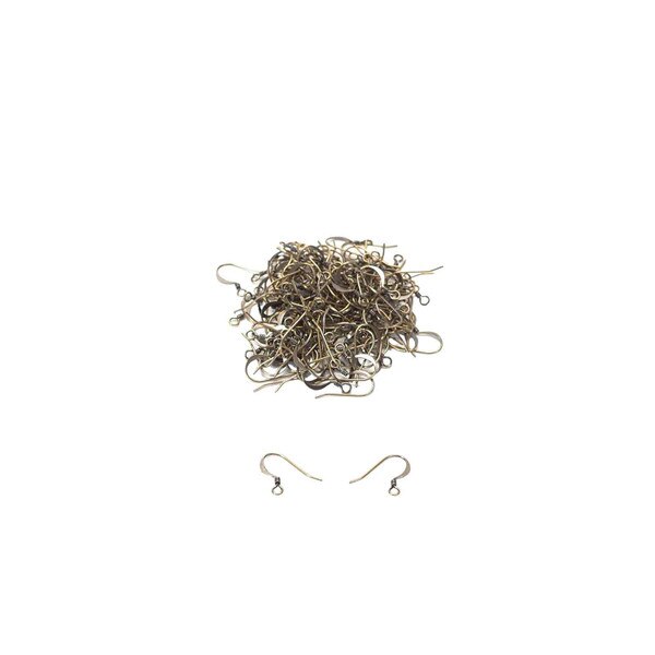 45-60.SLC.02.jpg French Hook Earwire - Antique Gold Plate 144pk Image