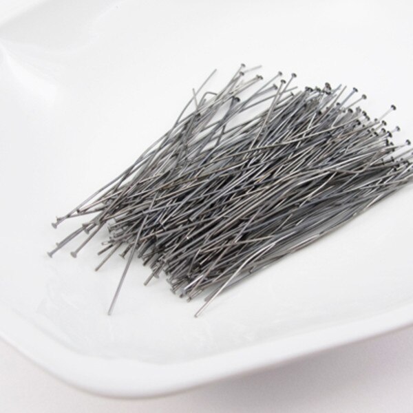 45-60204.SLC.jpg 2" Headpins - Gunmetal 144pk Image