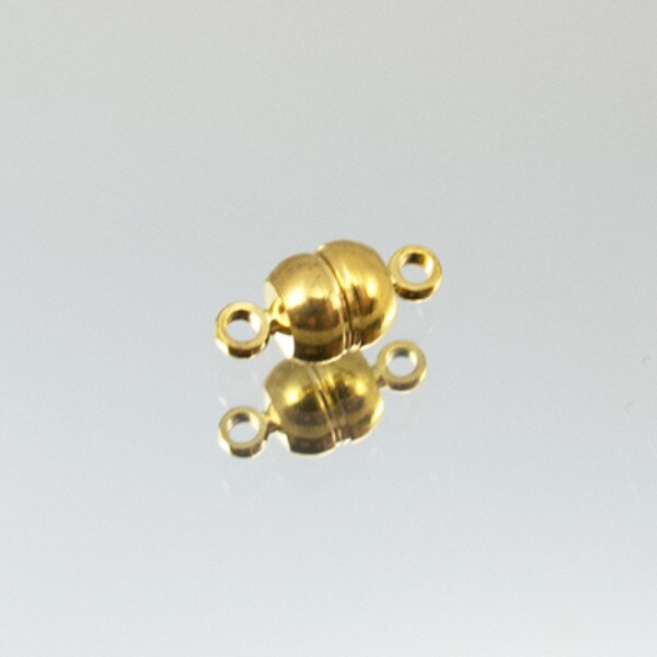45-6201.SLC.jpg Small Magnet Clasp - Gold Plate Image