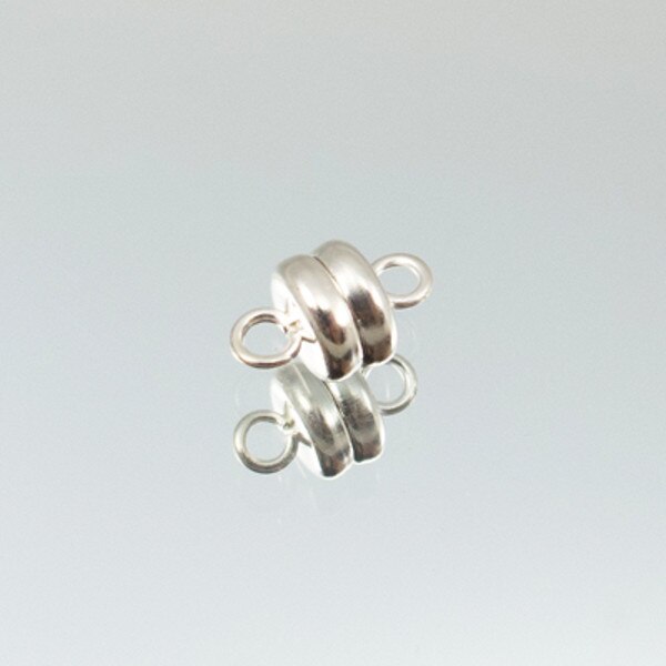 45-6202.SLC.jpg Small Magnet Clasp - Silver Plate Image