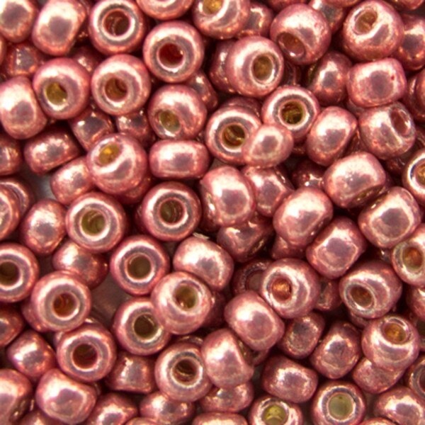 45-894209.SLC.jpg Seed Bead Galvanized Dark Coral 8/0 22g Image
