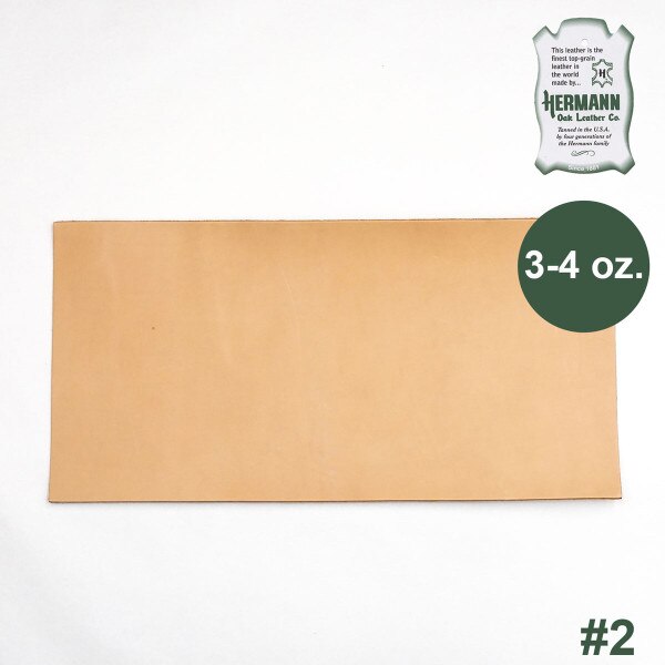 49-1218-2.SLC.1.jpg Hermann Oak #2 Pre-Cut 3-4 oz. 12" x 24" Image