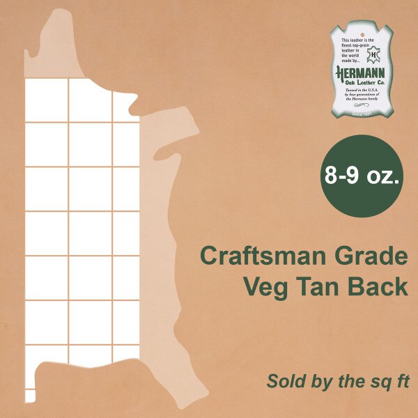 49-189.SLC.1.jpg Hermann Oak Craftsman Back 8-9 oz. Image