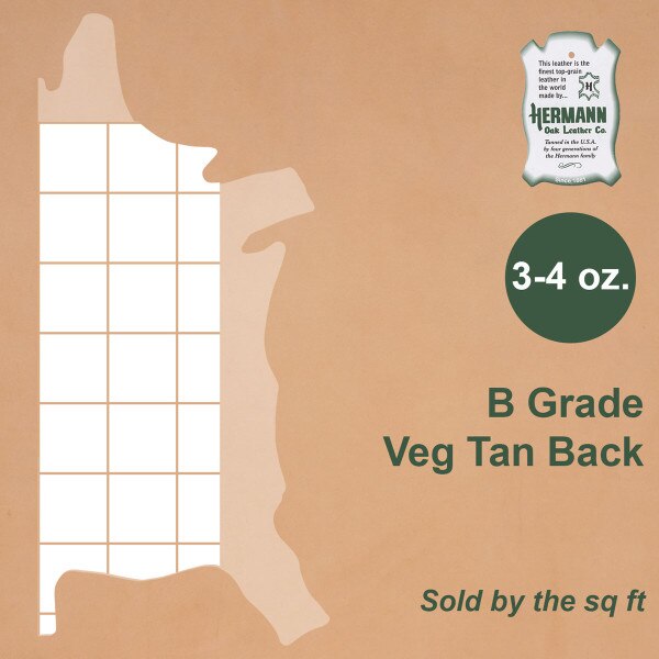 49-7701.SLC.1.jpg Hermann Oak B Grade Back 3-4 oz. Image