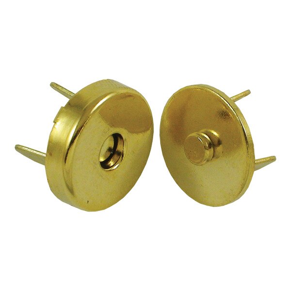 52-1001.SLC.jpg ¾" Magnetic Snap - Gold Plate 10pk Image