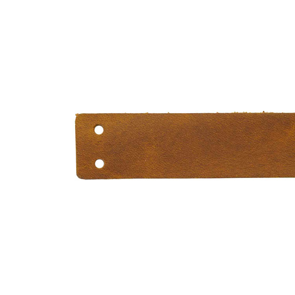 579-13001.SLC.04.jpg Fringed Leather Wristlet Strap - Mesquite Brown Image