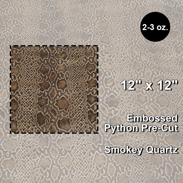 665-30521.SLC.1.jpg Pre-Cut Embossed Python Smokey Quartz - 12"x12". Image