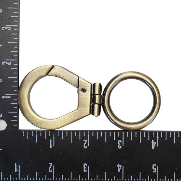 85-03.SLC.04.jpg 1 ¼" Lever Swivel Push Gate - Antique Brass Image