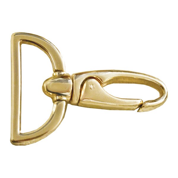 85-26661.SLC.jpg 1 ½" Hi-Polish Swivel Snap - Gold Plate Image