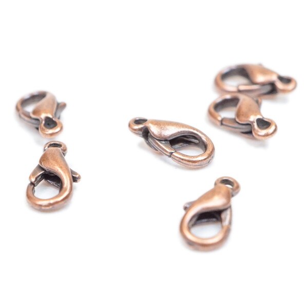 89-122.SLC.2.jpg 10mm Lobster Clasp - Antique Copper 6pk Image