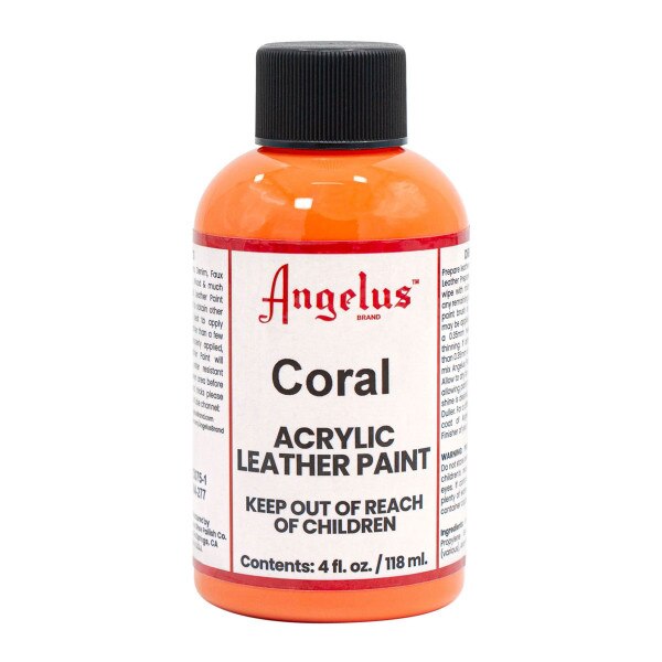 ALAPFO.Coral.01.jpg Angelus Leather Acrylic Paint 4oz Image