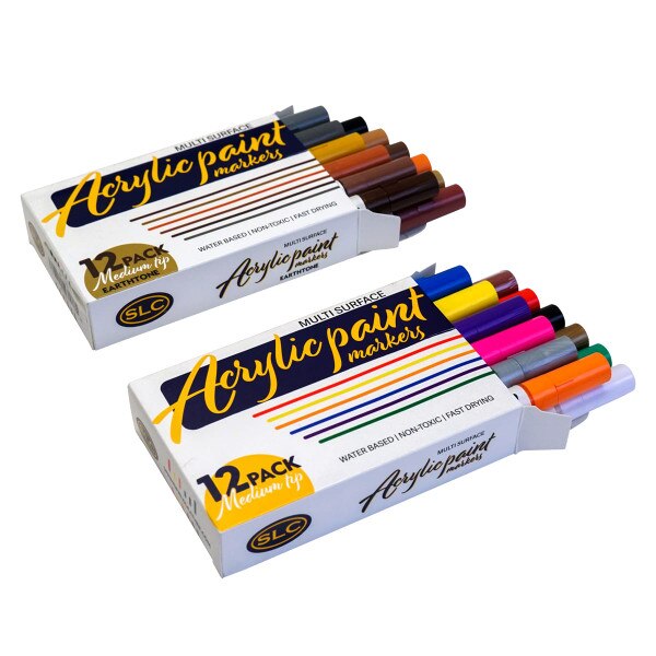 APMS.SLC.default.jpg SLC Acrylic Paint Marker 12 Pack Image