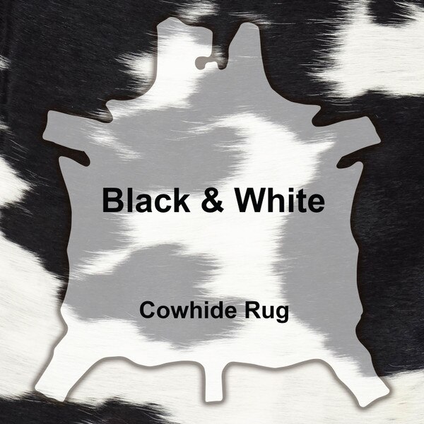 BWCR.SLC.Default.jpg Black & White Cowhide Rugs Image
